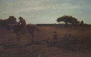 Winslow Homer The Brush Harrow (mk44) oil on canvas